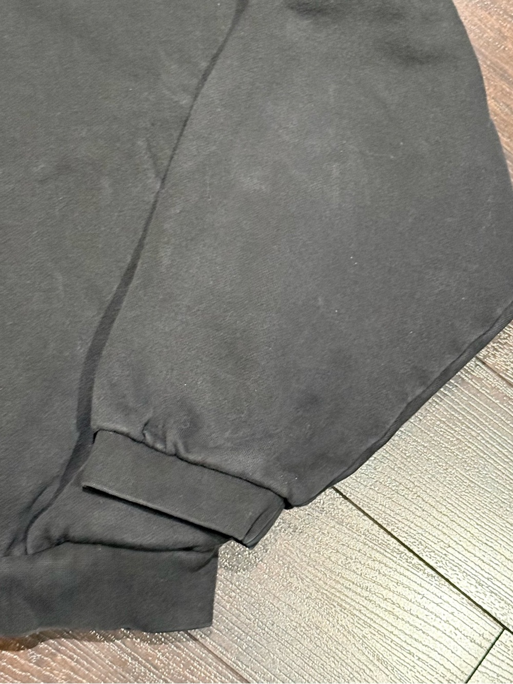 Fear of God Essentials Black Hoodie Pullover Sweatshirt Men’s Size XL Oversized - Picture 6 of 15
